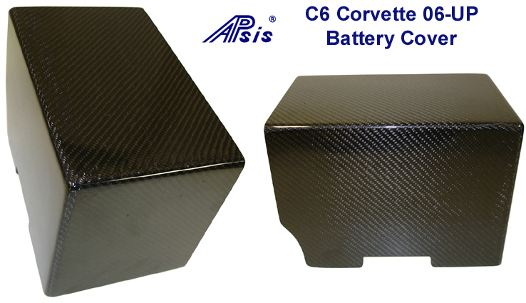 Real Carbon Fiber,  C6 Corvette, Battery Cover